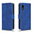 Funda de Cuero Cartera con Soporte Carcasa L01Z para Sharp Aquos wish3 Azul