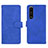 Funda de Cuero Cartera con Soporte Carcasa L01Z para Sony Xperia 1 III Azul