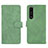 Funda de Cuero Cartera con Soporte Carcasa L01Z para Sony Xperia 1 III Verde