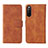 Funda de Cuero Cartera con Soporte Carcasa L01Z para Sony Xperia 10 IV SO-52C Marron