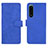 Funda de Cuero Cartera con Soporte Carcasa L01Z para Sony Xperia 5 III SO-53B Azul