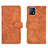 Funda de Cuero Cartera con Soporte Carcasa L01Z para Vivo iQOO U3 5G Marron