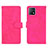 Funda de Cuero Cartera con Soporte Carcasa L01Z para Vivo iQOO U3 5G Rosa Roja