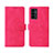 Funda de Cuero Cartera con Soporte Carcasa L01Z para Vivo V23e 5G Rosa Roja