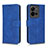 Funda de Cuero Cartera con Soporte Carcasa L01Z para Vivo V25 5G Azul