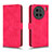 Funda de Cuero Cartera con Soporte Carcasa L01Z para Vivo X90 Pro 5G Rosa Roja