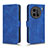 Funda de Cuero Cartera con Soporte Carcasa L01Z para Vivo X90 Pro+ Plus 5G Azul