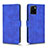 Funda de Cuero Cartera con Soporte Carcasa L01Z para Vivo Y10 t1 Azul