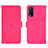 Funda de Cuero Cartera con Soporte Carcasa L01Z para Vivo Y11s Rosa Roja