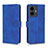 Funda de Cuero Cartera con Soporte Carcasa L01Z para Vivo Y77e 5G Azul