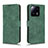 Funda de Cuero Cartera con Soporte Carcasa L01Z para Xiaomi Mi 13 Pro 5G Verde