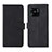 Funda de Cuero Cartera con Soporte Carcasa L01Z para Xiaomi Redmi 10 Power Negro