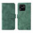 Funda de Cuero Cartera con Soporte Carcasa L01Z para Xiaomi Redmi 10 Power Verde