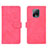 Funda de Cuero Cartera con Soporte Carcasa L01Z para Xiaomi Redmi 10X Pro 5G Rosa Roja