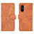 Funda de Cuero Cartera con Soporte Carcasa L01Z para Xiaomi Redmi K40 Pro 5G Marron