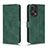 Funda de Cuero Cartera con Soporte Carcasa L01Z para Xiaomi Redmi Note 12 Turbo 5G Verde