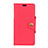 Funda de Cuero Cartera con Soporte Carcasa L02 para Alcatel 7 Rojo