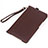 Funda de Cuero Cartera con Soporte Carcasa L02 para Amazon Kindle 6 inch Marron