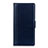 Funda de Cuero Cartera con Soporte Carcasa L02 para BQ Vsmart joy 1 Azul