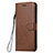 Funda de Cuero Cartera con Soporte Carcasa L02 para Nokia 7.2 Marron