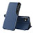 Funda de Cuero Cartera con Soporte Carcasa L02 para Nothing Phone 1 Azul