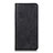 Funda de Cuero Cartera con Soporte Carcasa L02 para Samsung Galaxy A01 Core Negro