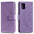 Funda de Cuero Cartera con Soporte Carcasa L02 para Samsung Galaxy A71 4G A715 Morado