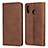 Funda de Cuero Cartera con Soporte Carcasa L02 para Samsung Galaxy M10S Marron