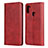 Funda de Cuero Cartera con Soporte Carcasa L02 para Samsung Galaxy M11 Rojo