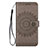 Funda de Cuero Cartera con Soporte Carcasa L02 para Samsung Galaxy S20 5G Gris