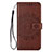 Funda de Cuero Cartera con Soporte Carcasa L02 para Samsung Galaxy S20 5G Marron