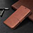 Funda de Cuero Cartera con Soporte Carcasa L02 para Samsung Galaxy S20 FE 5G Marron