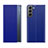 Funda de Cuero Cartera con Soporte Carcasa L02 para Samsung Galaxy S21 FE 5G Azul