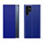 Funda de Cuero Cartera con Soporte Carcasa L02 para Samsung Galaxy S21 Ultra 5G Azul