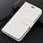 Funda de Cuero Cartera con Soporte Carcasa L02 para Vivo X50 Lite Blanco