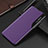 Funda de Cuero Cartera con Soporte Carcasa L02 para Xiaomi Mi 12 5G Morado