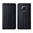 Funda de Cuero Cartera con Soporte Carcasa L02 para Xiaomi Redmi 10X 5G Negro