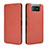 Funda de Cuero Cartera con Soporte Carcasa L02Z para Asus ZenFone 8 Flip ZS672KS Marron