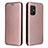 Funda de Cuero Cartera con Soporte Carcasa L02Z para Asus ZenFone 8 Mini Oro Rosa