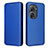 Funda de Cuero Cartera con Soporte Carcasa L02Z para Asus Zenfone 9 Azul