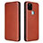 Funda de Cuero Cartera con Soporte Carcasa L02Z para Google Pixel 5a 5G Marron