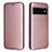 Funda de Cuero Cartera con Soporte Carcasa L02Z para Google Pixel 6 Pro 5G Oro Rosa