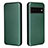 Funda de Cuero Cartera con Soporte Carcasa L02Z para Google Pixel 6 Pro 5G Verde