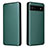 Funda de Cuero Cartera con Soporte Carcasa L02Z para Google Pixel 6a 5G Verde