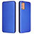 Funda de Cuero Cartera con Soporte Carcasa L02Z para HTC Desire 21 Pro 5G Azul