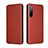 Funda de Cuero Cartera con Soporte Carcasa L02Z para HTC Desire 22 Pro 5G Marron