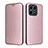 Funda de Cuero Cartera con Soporte Carcasa L02Z para Huawei Honor X8a 4G Oro Rosa