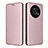 Funda de Cuero Cartera con Soporte Carcasa L02Z para Huawei Honor X9 5G Oro Rosa