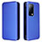 Funda de Cuero Cartera con Soporte Carcasa L02Z para Huawei Mate X2 Azul