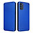 Funda de Cuero Cartera con Soporte Carcasa L02Z para Motorola Moto E32s Azul